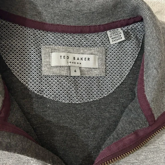 Ted Baker bevyhill quarter zip pullover sweater - Picture 5 of 13